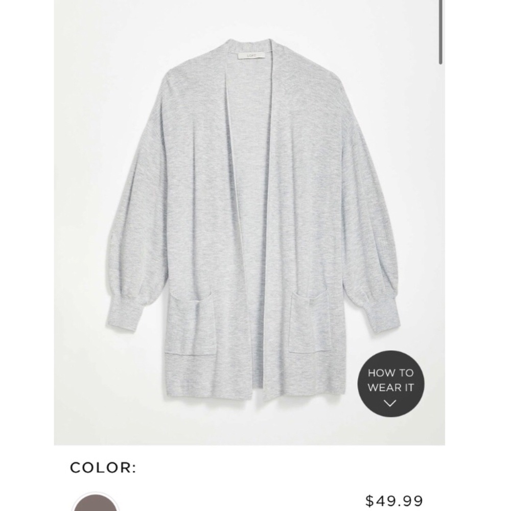 Loft Open Cardigan